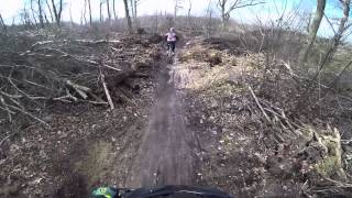 preview picture of video 'Cruising the singletracks of MTB route Markelo, The Netherlands'