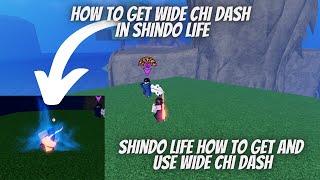 How To Get Wide Chi Dash in Shindo Life " BEST MENTOR IN SHNDO LIFE " | RELLGames