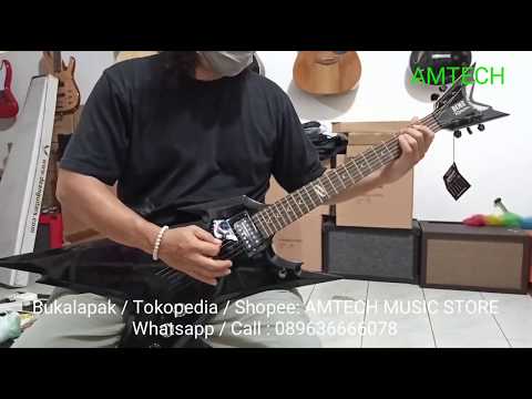 Демонстрация звучания электрогитары Dean Razorback DB Classic Black