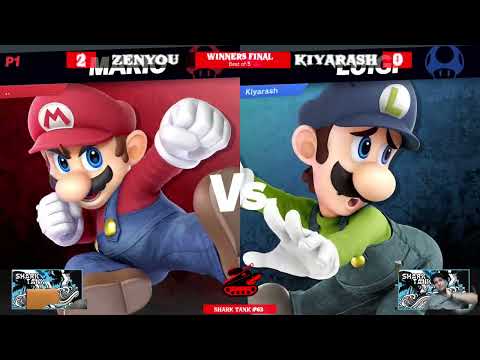 Shark Tank #63 Winners Final Zenyou (Mario) Vs  Krune  Kiyarash (Luigi)   SSBU Tournament