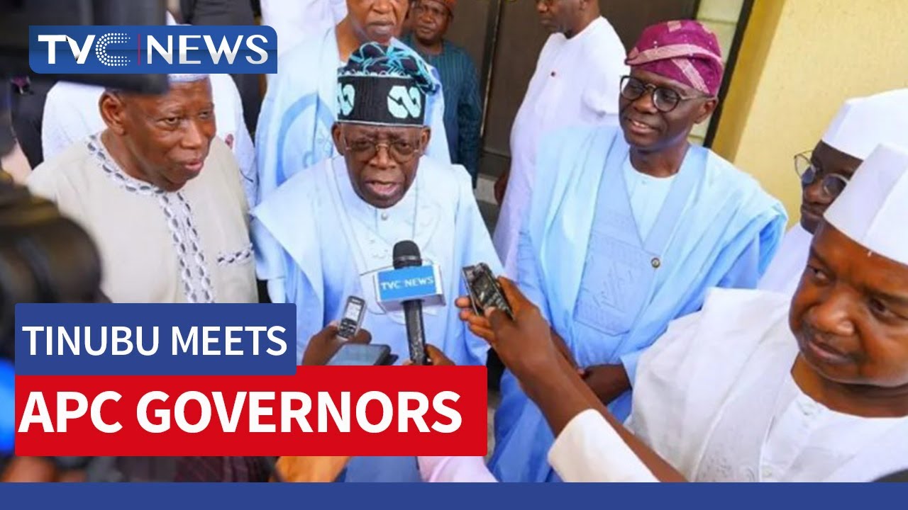 (WATCH) Bola Tinubu Meets APC Governors In Abuja, Seeks Their Support