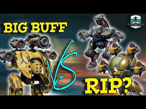 Big BUFF Robot Angler NEW META? War Robots Tank Comparison