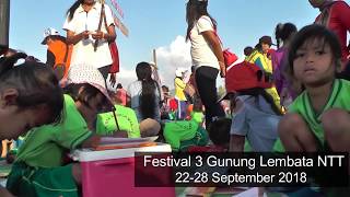 preview picture of video 'Seribu Anak Lembata Lomba Melukis - Pre Event Festival 3 Gunung'