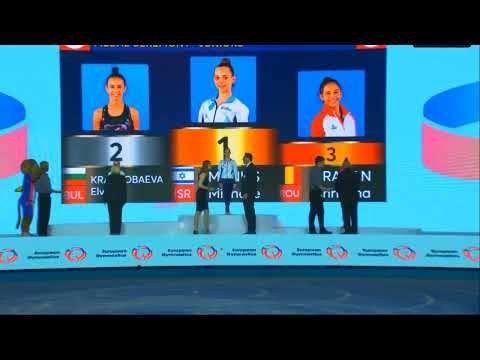 Award Ceremony EF Junior - European Championships Tel Aviv 2022