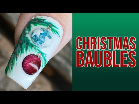 3D Christmas Baubles Design