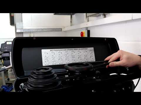 Pillar Drill - Changing Spindle Speed - GTA England