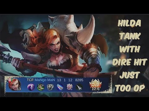 Hilda tank with dire hit is overpowered