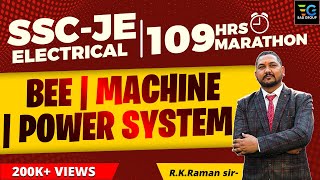 (PART-1) SSC JE 2020 | 109 HOUR मैराथन CLASS ELECTRICAL | BEE/MACHINE/POWER SYSTEM | BY-RAMAN SIR