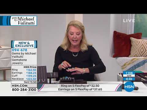 Gems by Michael Valitutti Gemstone and White Topaz Ring