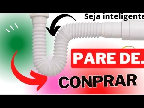 Você já viu isso? ideia inteligente para consertar sifão de sua pia estragado furado.