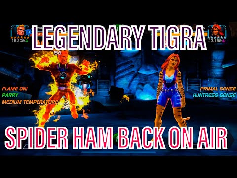Tigra Legendary Spider Ham Back On Air | Marvel Contest Of Champions