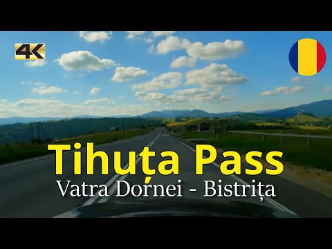 Summer driving Tihuța Pass in Romania | 2023 | 4K
