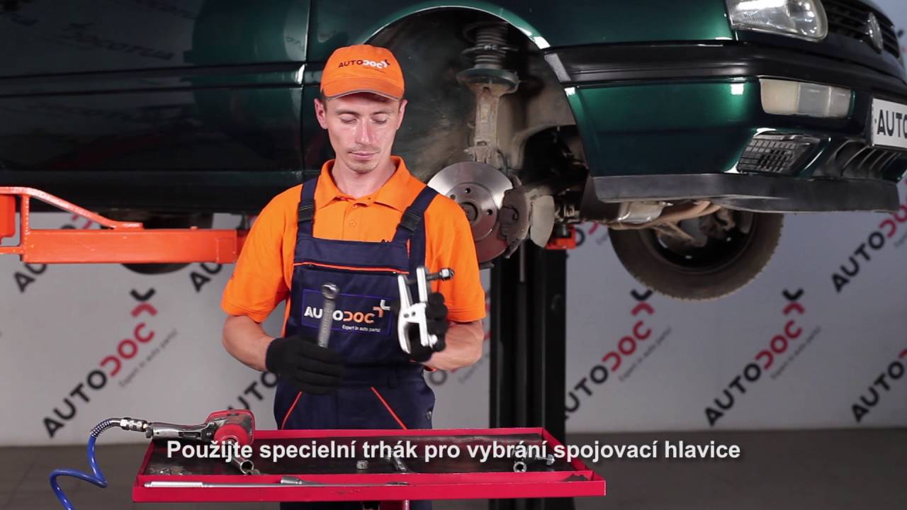 Jak vyměnit kulový čep řízení na VW Golf 3 – návod k výměně