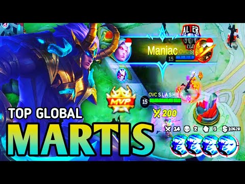 Top Global Martis, - [ Martis Best Build 2021 ] - Mobile Legends