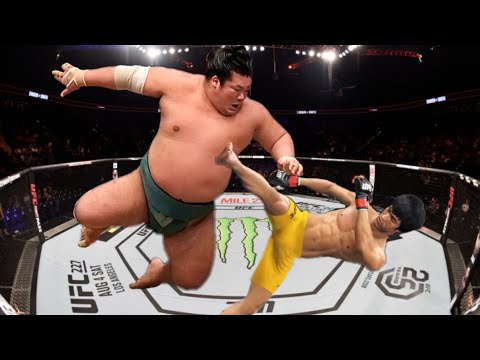 UFC4 Bruce Lee vs Super Sumo EA Sports UFC 4