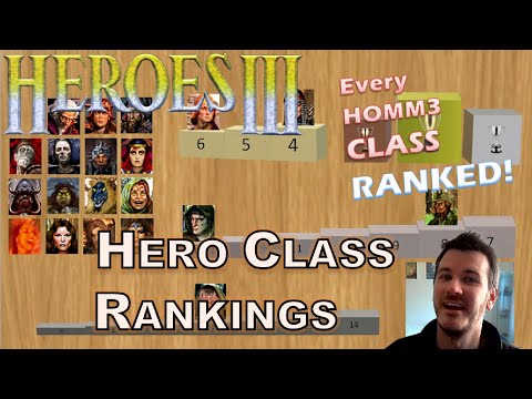 Heroes 3 Hero Class Rankings