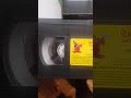 DIFERENCIAS ENTRE CINTAS DE VHS DE FILMAYER Y DE BUENA VISTA