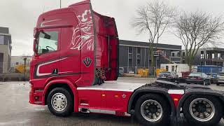 Scania SUPER 530R V8 / BOOGIE / RETARDER / DOUBLE TANK / ONLY:455993 KM truck tractor | Image 4 - Autoline
