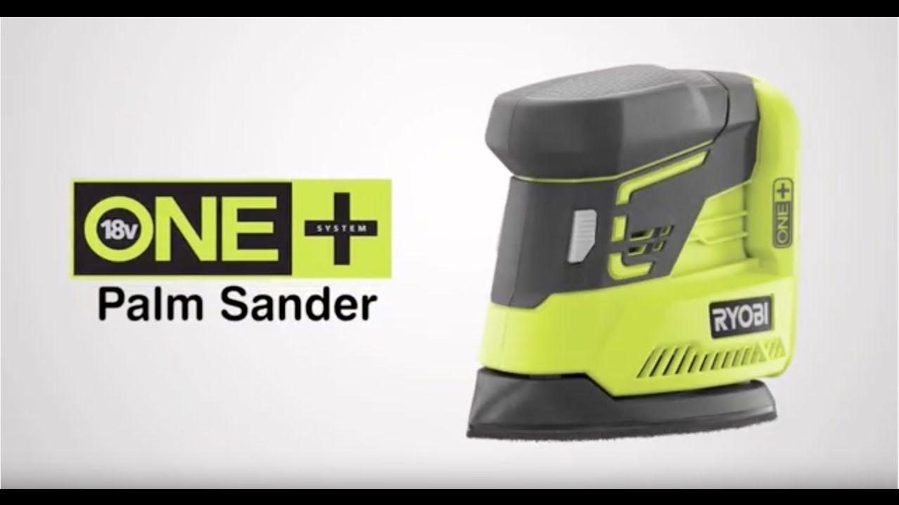 Ryobi ONE+ Palm Sander 18V R18PS120 2.0Ah Kit