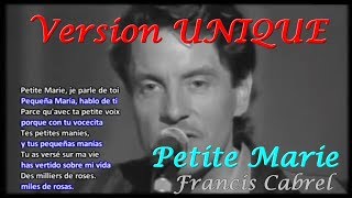 Francis Cabrel - Petite Marie - Version 1977 UNIQUE