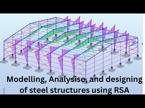 Modelling,Analyzing and Designing of Steel structures by Eurocode in Robot structural analysis part2