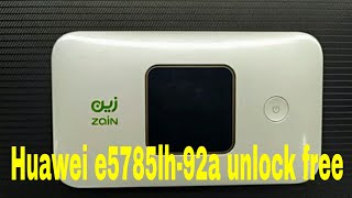 How to unlock huawei e5785lh 92a 4g router