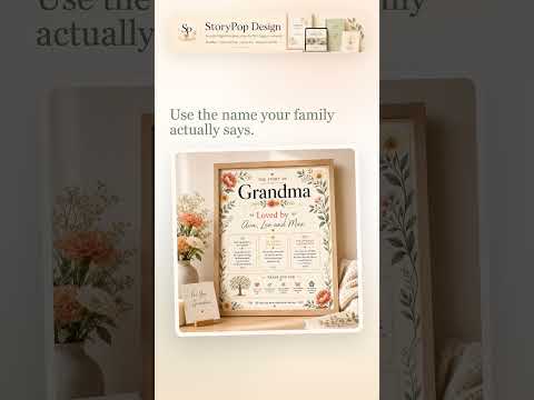 Grandma Nana gift YouTube Short thumbnail