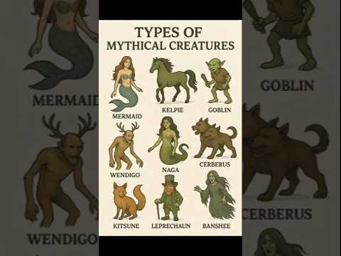 Top Mythical Creatures Caught on Camera 🐉🔥 | Part 3 #mythology #creature #mermaid #goblin #cerberus