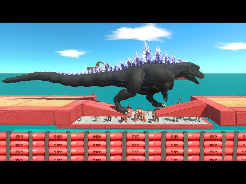 Jump different units and super power from dynamite - Animal Revolt Battle Simulator