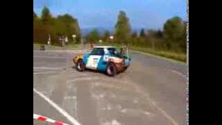 preview picture of video 'Tatry Donau Cup 2010 Bojnice Fiat X 1/9 Bertone crash'