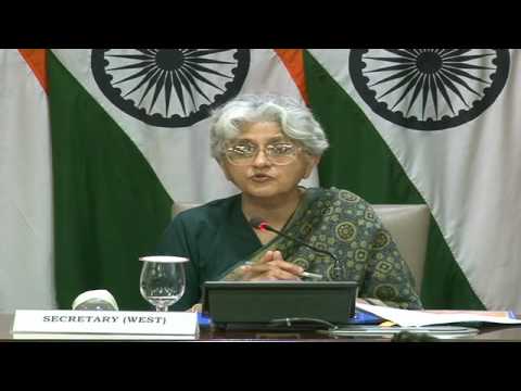 Media Briefing on PM's forthcoming visit and Weekly Media Briefing by Official Spokesperson.