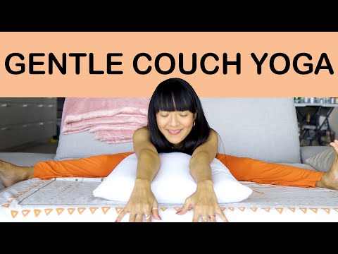 Gentle Couch/Bed Yoga | Best before bedtime or right when you wake up.