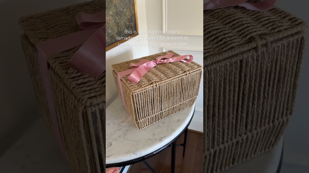 ramadan gift basket 🌙 ramadan mubarak! #ramadan an