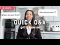 GET TO KNOW ME Q&A | ONYI OKEKE
