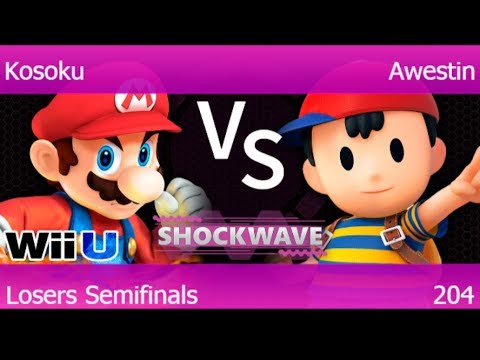 SW 204 - LH | Kosoku (Mario, Sheik) vs FX | Awestin (Ness) Losers Semifinals - Smash 4