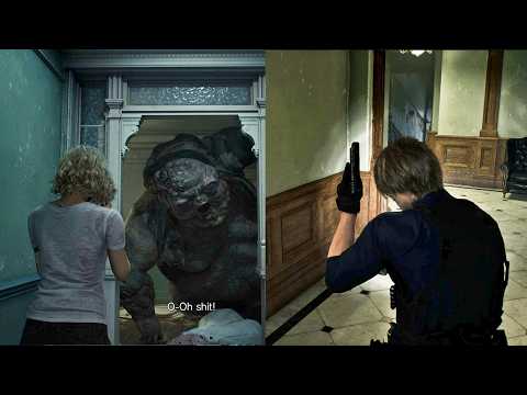 Leon Vs Grace - Silent Vs Aggressive Chunk Kill - Resident Evil 9