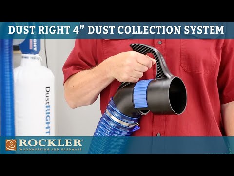 Dust RIGHT 4" Dust Collection System | Rockler Woodworking