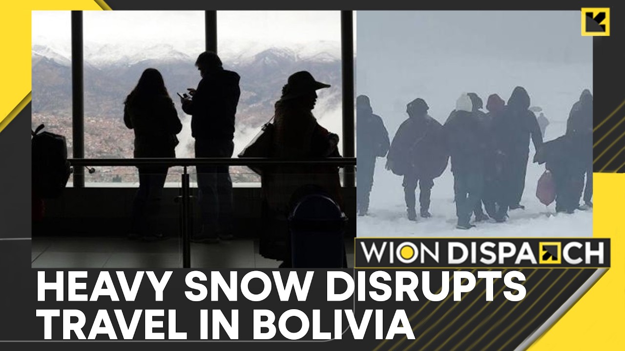 Bolivia: Travellers Left Waiting as Snow Halts Flights | WION Dispatch
