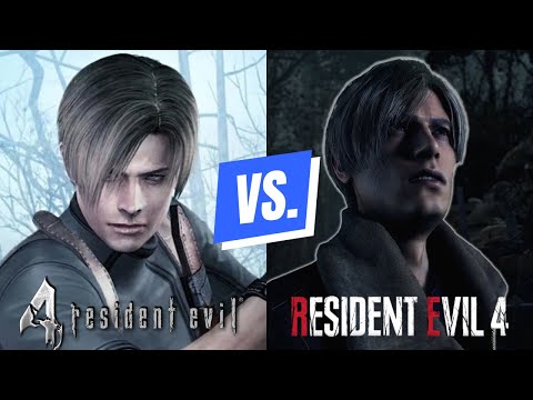 Resident Evil 4: Original vs. Remake Side by Side Comparison | Village Battle