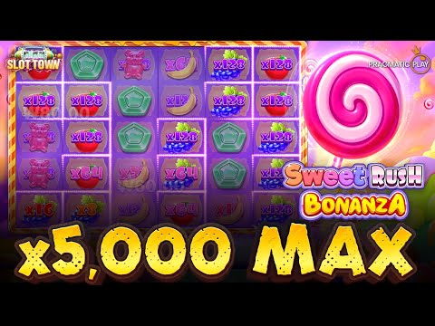 [slot] 프라그마틱 플레이Pragmatic: Sweet Rush Bonanza 스위트 러쉬 보난자 x5,000배 맥스윈!!