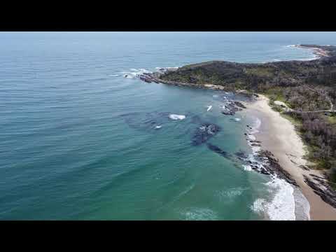 Drone footage of Cape Conran