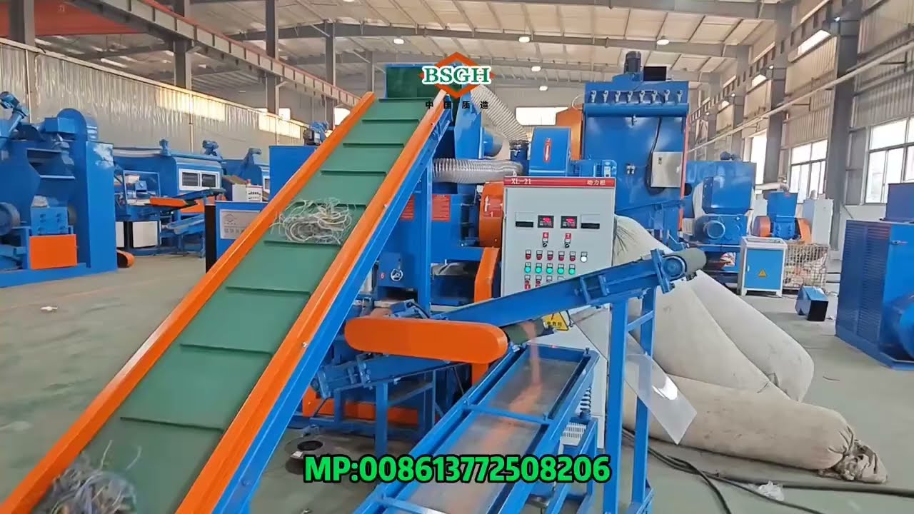 Copper Wire Granulator I Recycling Machine I How to Separate Copper and Plastic #cablegranulator