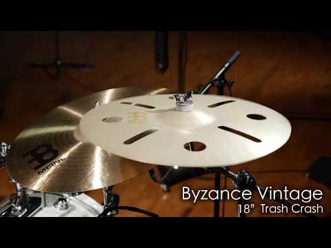 Meinl 18" Byzance Vintage Trash Crash Cymbal w/ Demo Video B18TRC image 2