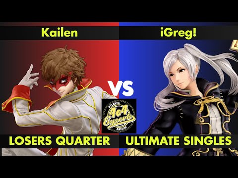 SSBU - 4o4 Smash Night 27 - Kailen (Joker) vs iGreg! (Robin) - Losers Quarter-Final