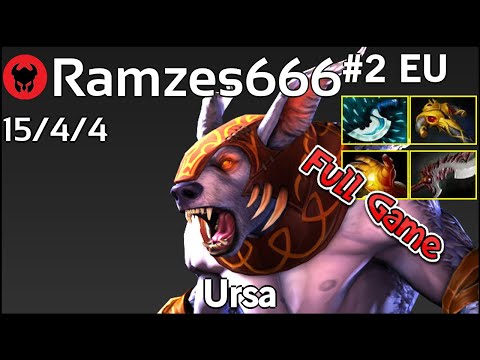 Ramzes666 [VP] plays Ursa!!! Dota 2 Full Game 7.21