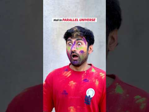 CONFUSED Guy gets SHOCKED by ABNORMAL Holi Celebration 😱| YT #shorts daily | Funyaasi #shortsvideos