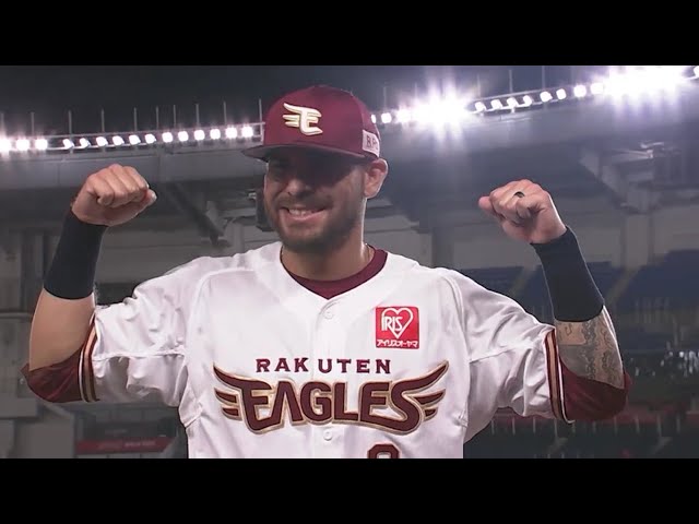 イーグルス・ロメロ選手・ヒーローインタビュー 7/30 M-E