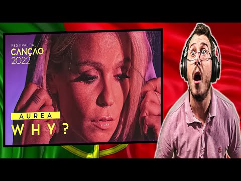 Italian Reacts To Aurea - Why? (Lyric Video) | Festival da Canção 2022