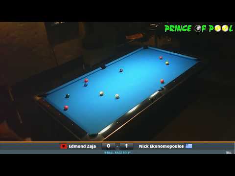 LAMIA 9BALL OPEN ΤΕΛΙΚΟΣ  EDMOND ΖΑJA vs NICK EKONOMOPOULOS