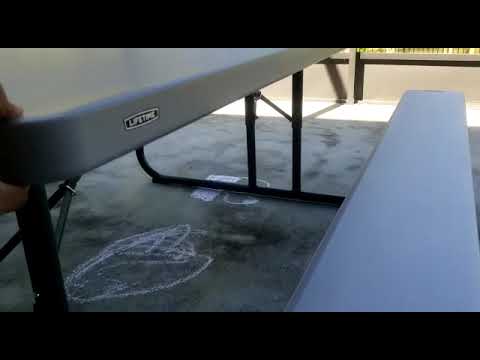 Wobbly Lifetime Picnic Table